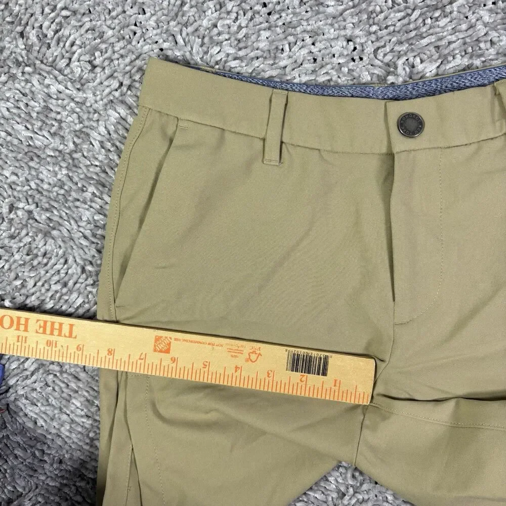 Bonobos Performance Golf Shorts Mens 28 Slim Fit 7'' Beige Stretch Summer Preppy